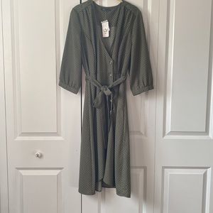 Suzy Shier Sage Green Dress New
